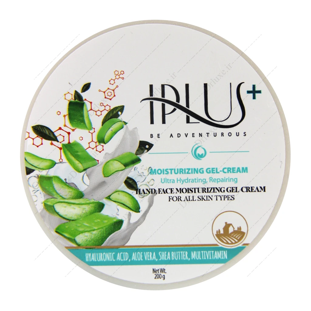 کرم ژل آبرسان آلوئه ورا و هیالورونیک اسید آی پلاس 200 گرم